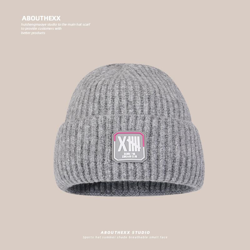 Hats for Women Warm Knitted Hats Korean Style Fashionable and Versatile Student Outdoor Cold Wool Hats Japanese Cold Hats Men