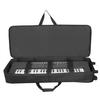 88 Key Keyboard Case, 1040 x 430 x 130 mm Interior, Padded Rolling Piano Case with Wheels, Sturdy Handle, 3-Pocket Storage, Gig Bag with Smooth