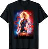 Marvel Капитан Марвел В Костюме Постер Футболка