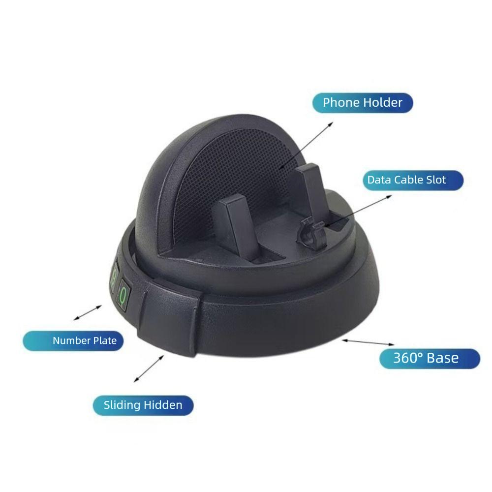 Hidden Car Phone Holder Universal Anti-Slip Phone Mount Dashboard Phone Mount  Car Interior