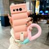 Модный пуховик Чехол-шнурок для Google Pixel 8 7 6 Pro 7A 6A 5A 4A 3 4 XL 3AXL 3A Ремешок на руку/запястье Мягкий противоударный чехол