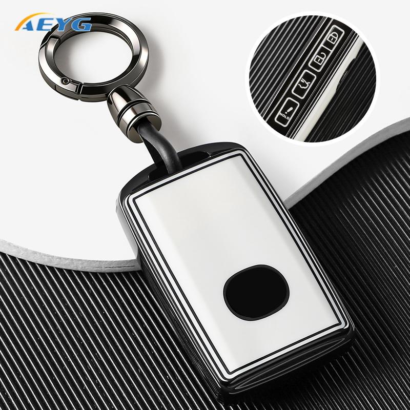 For Mazda 3 Alexa Cx30 Cx-30 Cx-4 Cx-5 Cx5 Cx-8 Cx8 Cx-9 Cx9 Car Key Cover Case Protection Shell Keychain Accessories 4 Buttons