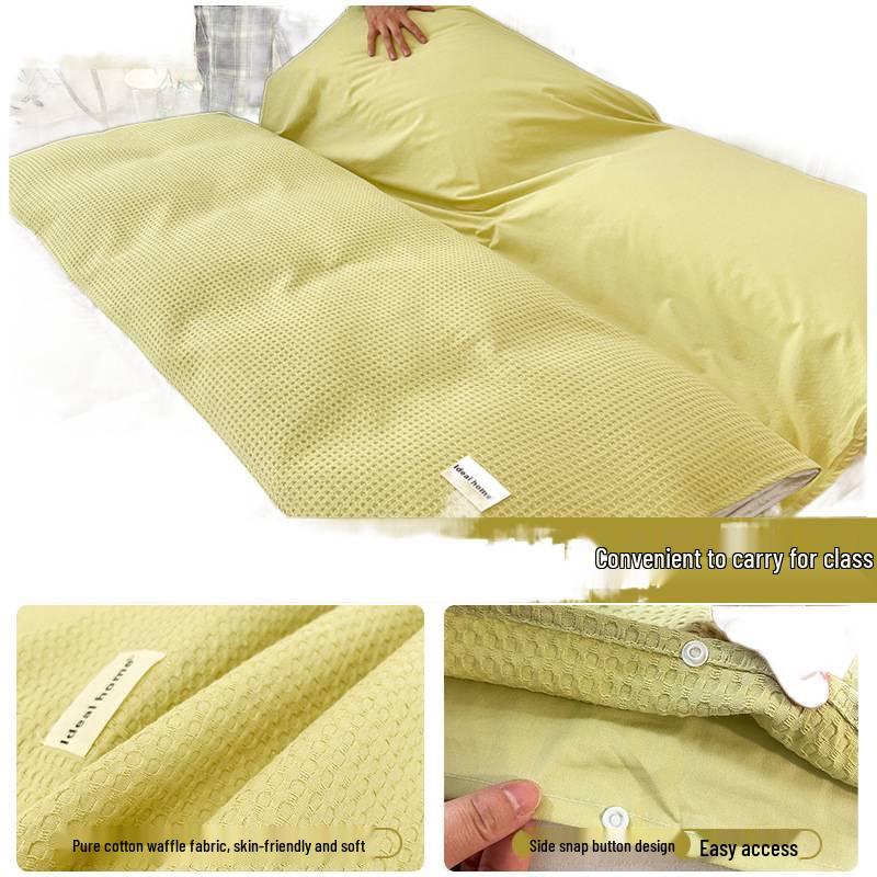 Набор из 3 предметов: Хлопковый дорожный спальный мешок и пододеяльник - Портативный, Защищающий от грязи, для деловых поездок