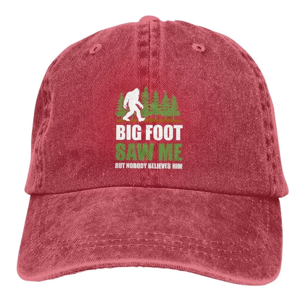 Разноцветная кепка Bigfoot Sasquatch, кепка для ковбоя для мужчин и женщин, подходящая к бейсбольным кепкам Saw Me Belivers, кепки с защитой от козырька