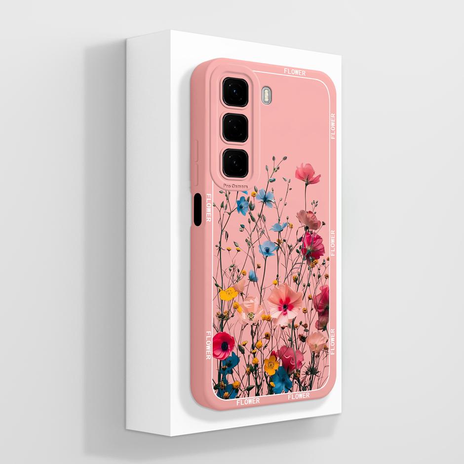 Для Infinix Hot50 50i 50Pro 50Pro+ Чехол Милый Кот Панда Защита от Падений Уникальная Крышка для Телефона Для Infinix Hot 50 Pro Plus 50i Capa