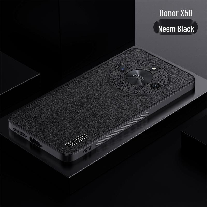 Противоударный чехол для телефона Huawei Honor X50/X40/Enjoy 60 PLUS с текстурой коры