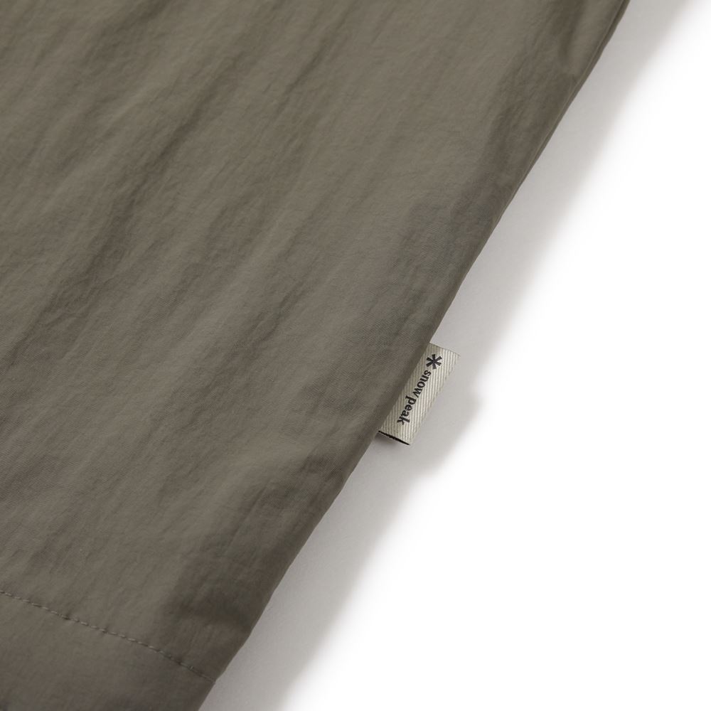 [Snowpeak] Campul Women's Collar Windbreaker Dark Khaki (S24FWCWB17)