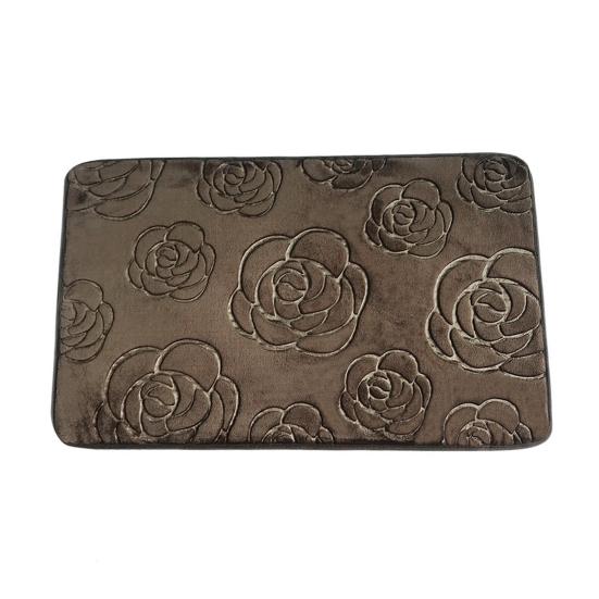 Yousheng нескользящий коврик для ванной комнаты 3D узор розы напольный коврик коралловый бархат однотонный ковер коврик для входной двери дома в помещении