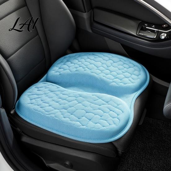 Comfortable Motorcycle Seat Pad Gel Car Cushion for Summer Cooling Shock Absorption Breathable Bike Office Chair Hemorrhoid Relief Long Driving