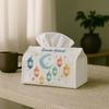 1pc Fun Decorative Ramadan Celebration Tissue Holder Featuring a Colorful Crescent Lantern Star, Versatile Fabric Tissue Box, Ideal for Outdoor Gather