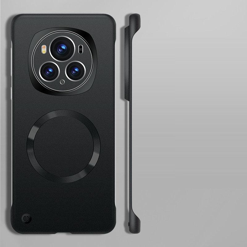 Безрамный матовый чехол для телефона Huawei Honor 200 Pro с беспроводной зарядкой Magsafe для Magsafe Магнитный чехол для Honor 100 200 Pro Capa Borderless Cover