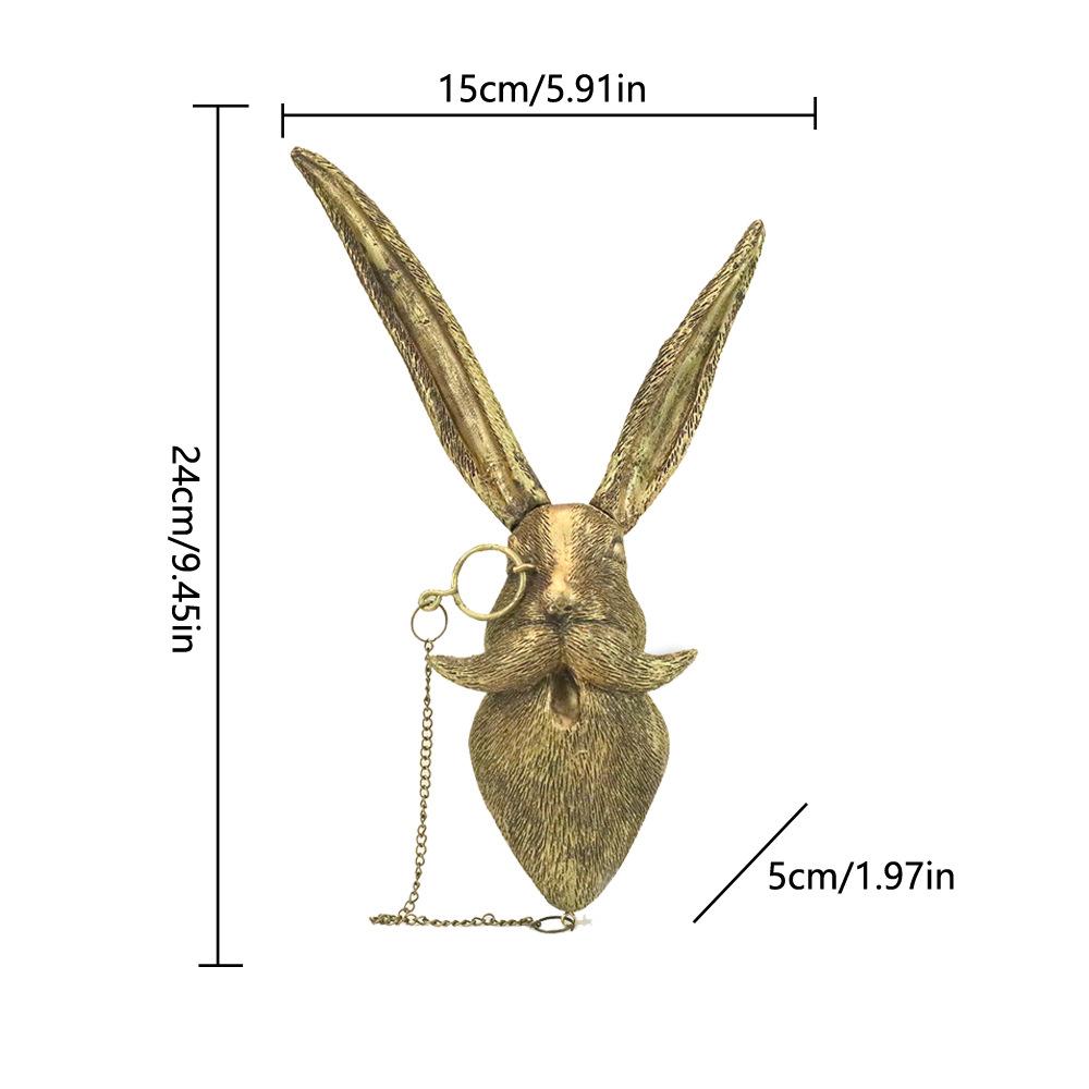 Animal Hook Simulated Rabbit Mouse Sculpture Animal Sculpture Wall Storage Key Hook Clothes Hangers Room Decoration Accessories