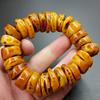 Beauty Earrings Fashion Natural Amber Beeswax Abacus Beaded Bracelet Hand Ornaments Accessory Gift