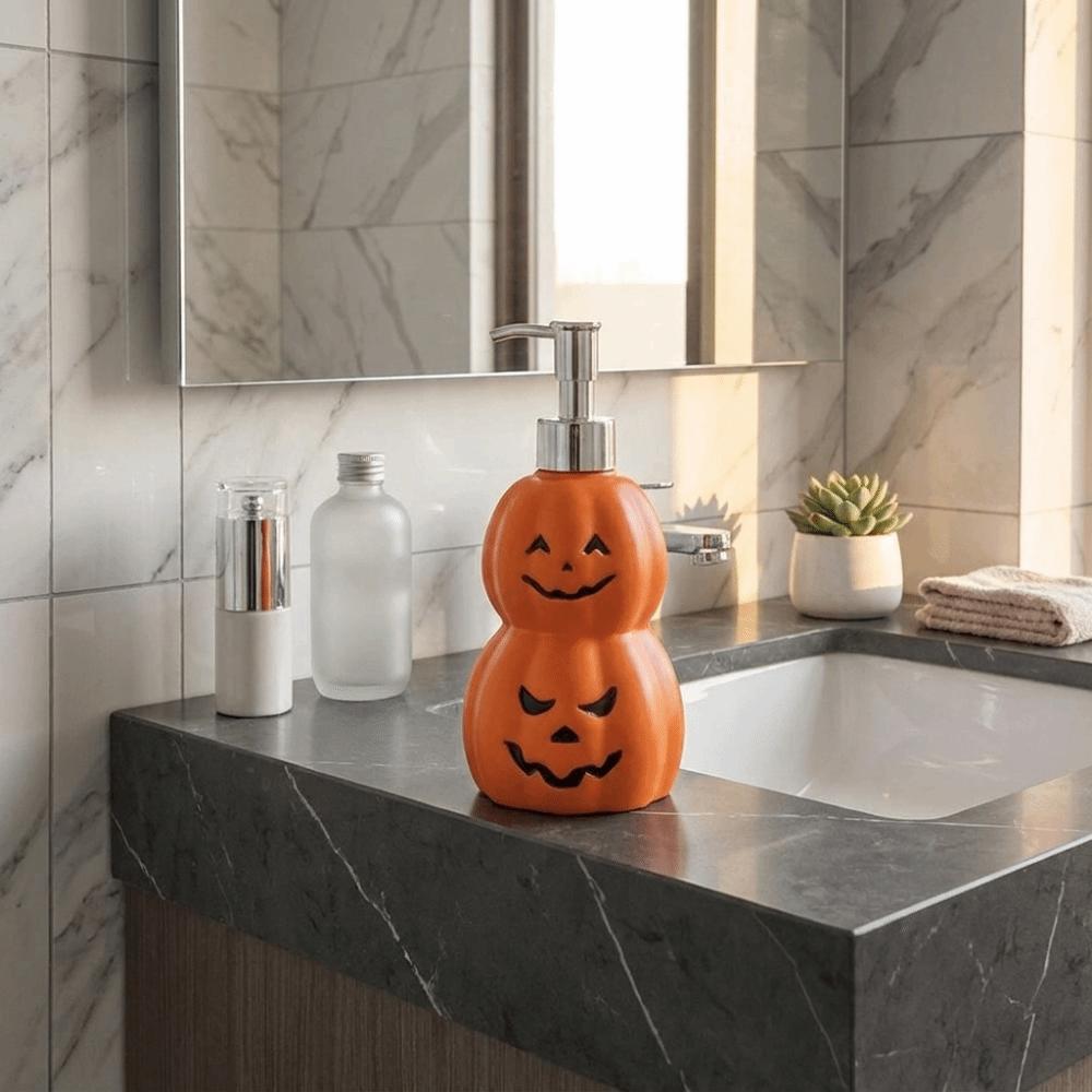Refillable Ghost Face Pumpkin Lotion Bottle Portable Hand Sanitizer Bottle Travel