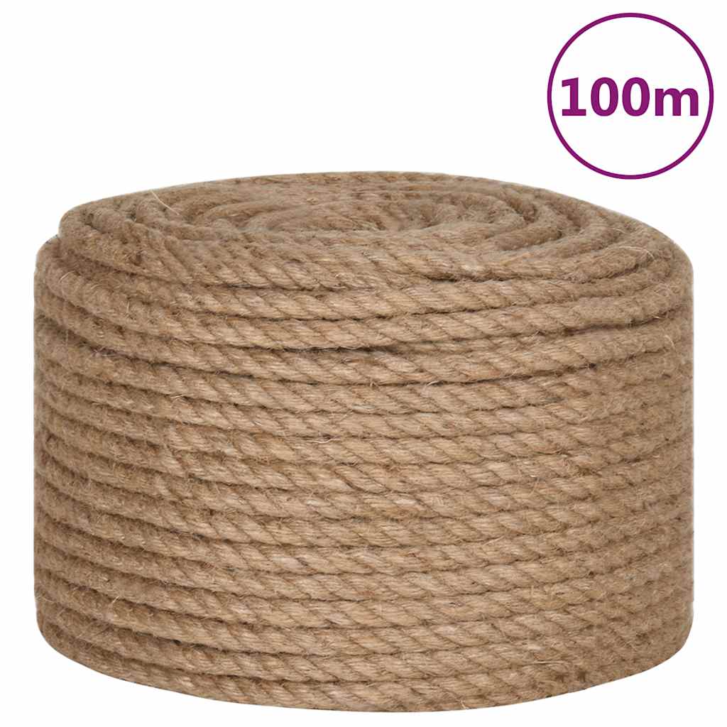Rope 100percent Jute 10 mm 100 m