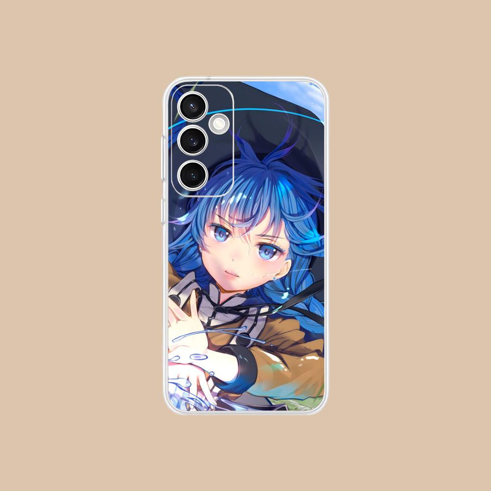 Чехол для мобильного телефона Mushoku Tensei Roxy для Samsung Galaxy S25 S24 S23 S22 S21Plus FE Ультрапрозрачный Цветной Чехол Красивый Роскошный
