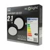 Downlight Okrąg Oczko Sufitowe Oprawa Sufitowa 18W Cct 2W1 Czarny Nt/Pt