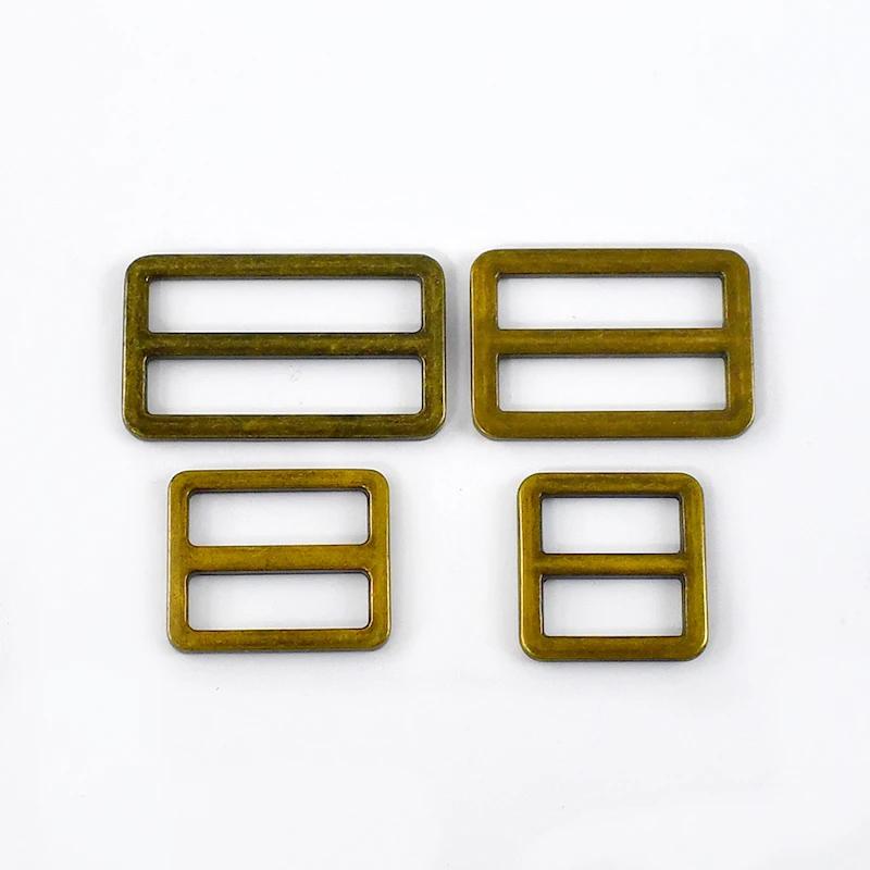 Meetee 20 шт. 20-50 мм 16 цветов Металлическая пряжка Регулировочные пряжки для стропы Ползунок для ремня сумки Кольцо Застежка DIY Кожаная фурнитура Аксессуары