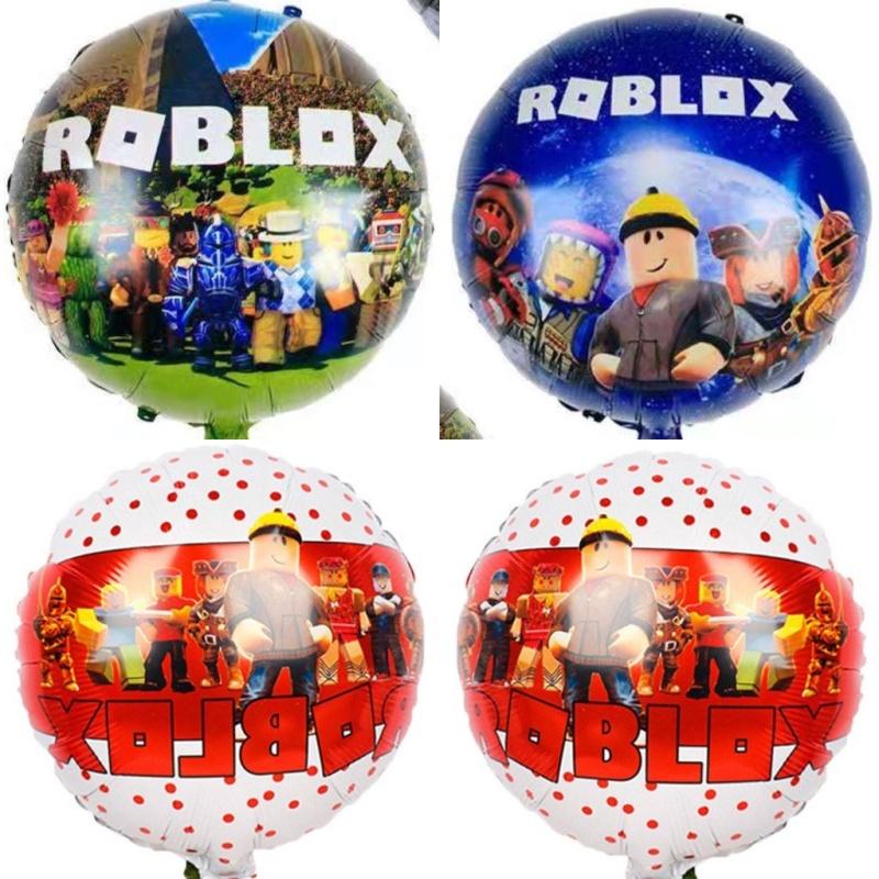 Roblox 18-дюймовый круглый воздушный шар из фольги, воздушный шар с персонажем, воздушный шар для дня рождения