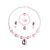 Cross-border foreign trade children's mermaid tail girls pearl necklace bracelet ring earrings set girl baby accessories
