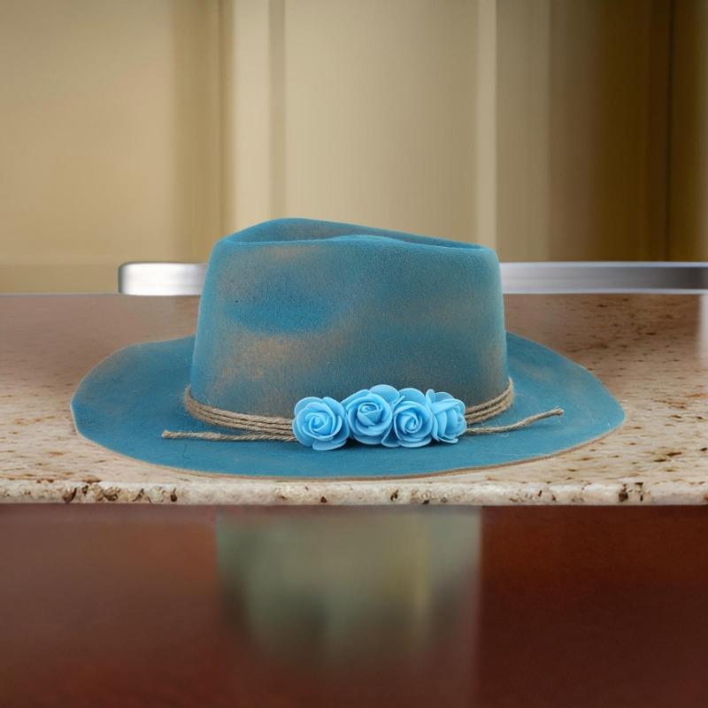 Шерстяная шляпа-панама Homburg Экзотическая шляпа для женщин и мужчин Фотореквизит в стиле вестерн для мужчин и женщин Унисекс Головной убор