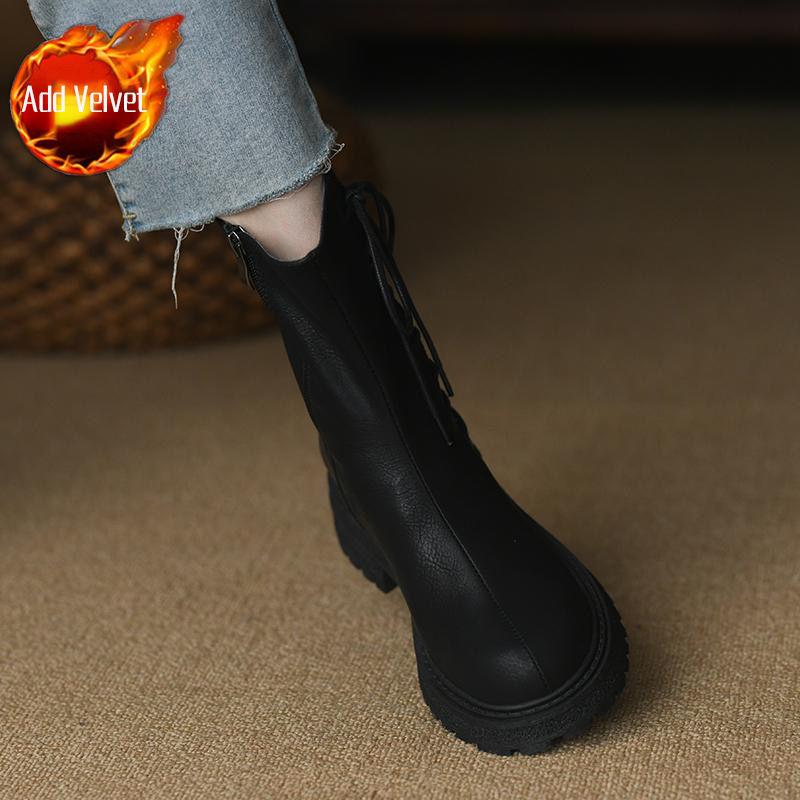 Обувь армейские женские ботильоны кожаные короткие туфли для женщин в стиле панк элегантные ботинки на среднем каблуке удобные популярные