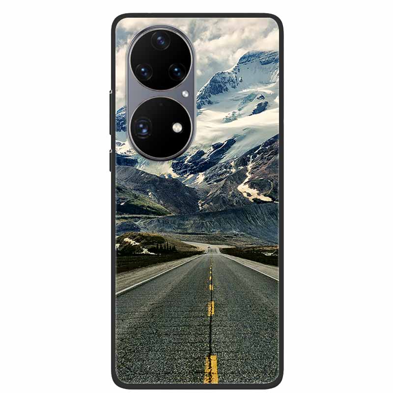 Чехол для Huawei P50 Pro P50E Ударопрочный Мягкий Силиконовый Чехол для Телефона Для Huawei P50Pro Задняя Крышка P 50 Роскошный Защитный TPU Coque