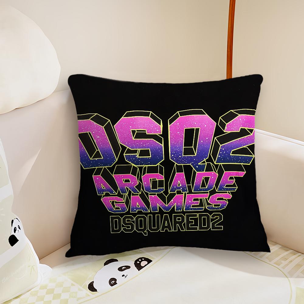Мода D-Dsquared2 Логотип наволочка Гостиная Изголовье Спальня Офис Подушка Подушка Диван Подушка для сна Наволочка