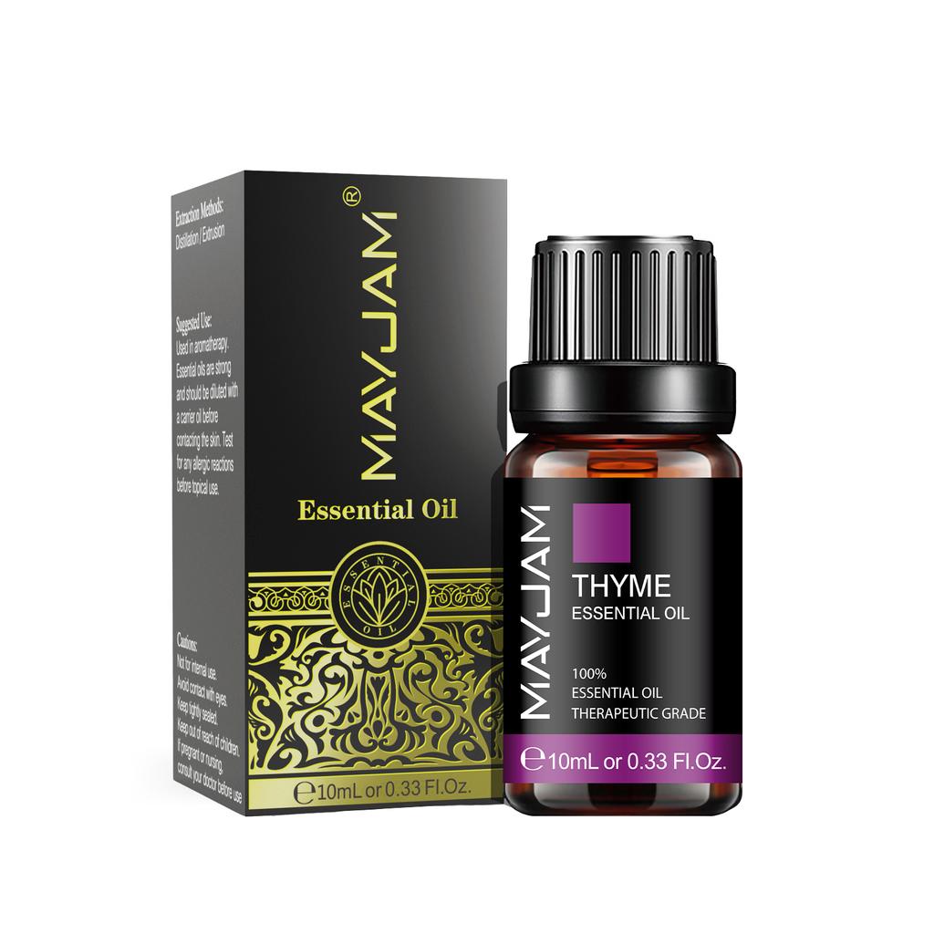MAYJAM 10ML Eucalyptus Vanilla Essential Oils for Aromatherapy Air Fresh Diffuser Spa Massage Skin Care Lavender Jasmine Rose Aroma Oils