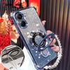 Для Xiaomi POCO X7 Pro Redmi Turbo 4 3 Чехол Блестящее покрытие Магнитный держатель Браслет Крышка