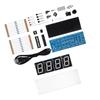 4-digit   Digital LED Clock Kit Auto Display Time/Temperature Electronic   Kit Clock - Red