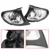 1 Pair Corner Light Lens Turn Signal Light Cover Clear Lens for BMW E46 3-Series