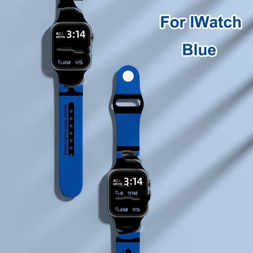 Силиконовый ремешок для часов AppleWatch, ремешок 49 мм, 44 мм, 40 мм, 45 мм, 41 мм, 42 мм, 38 мм, ремешок для часов, браслет Correa IWatch Ultra Series 8 7 6 5 4 SE