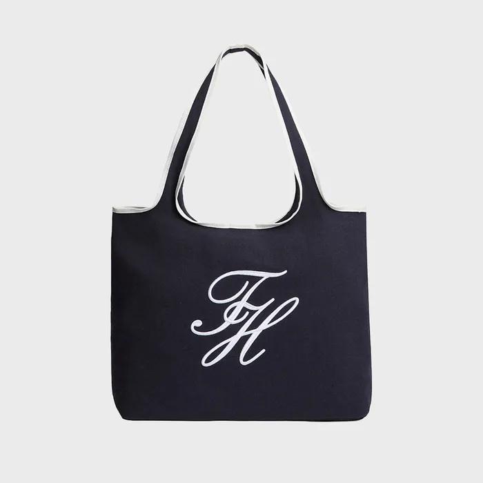 Summer Canvas Tote Bag_Dark Navy