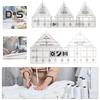 Quilting Ruler 60/90 Degrees Patchwork Sewing Ruler Template Stencil Guide DIY Sewing Craft Projects Fabric Cutting Clothing Design Ruler