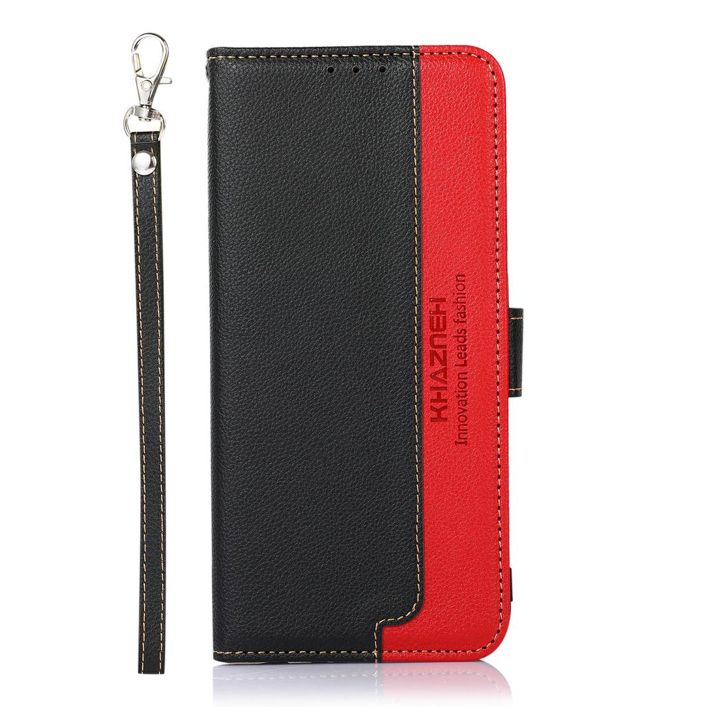 For Xiaomi Redmi 15 4G (EU) (171mm) Case RFID Blocking Wallet PU Leather Phone Cover with Strap