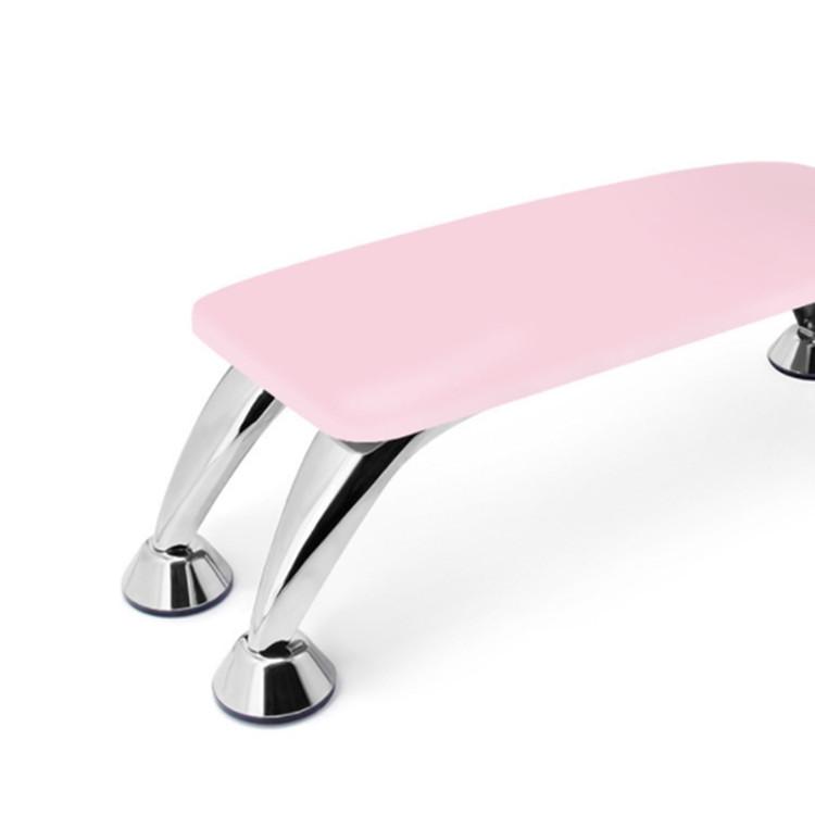 European Nail Art Hand Rest Cushion PU Leather Tool Pad for Salon with Light Therapy Lamp