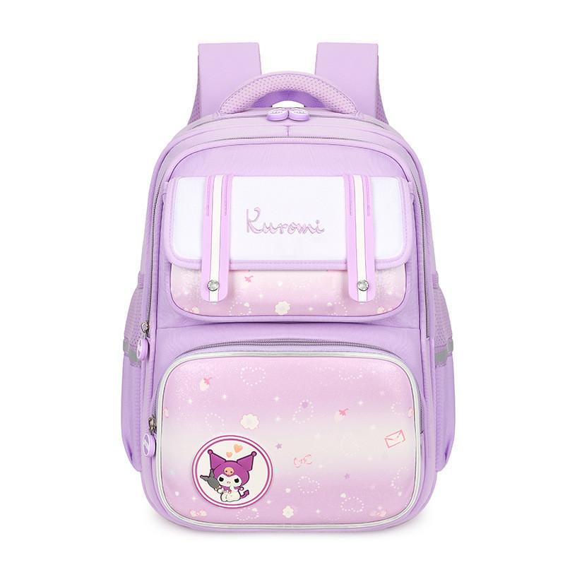 Adorable Lightweight Nylon School Backpack With Cartoon Design For Girls And Boys