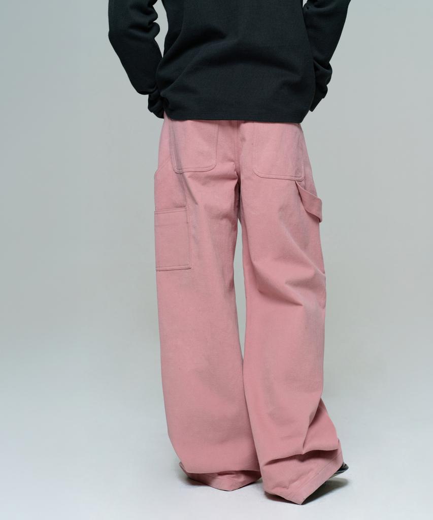ERA Men Wide Carpenter Pants - Dusty Pink