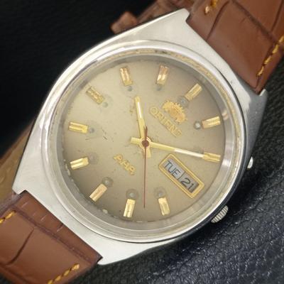 ВИНТАЖНЫЕ ЧАСЫ ORIENT AAA AUTOMATIC 46941 ЯПОНИЯ МУЖСКИЕ ОРИГИНАЛЬНЫЙ ЦИФЕРБЛАТ a703461-1