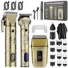 Hair Clipper Set LCD Digital Display Electric Hair Clipper Men's Oil Engraving Electric Clipper Electric Shaver