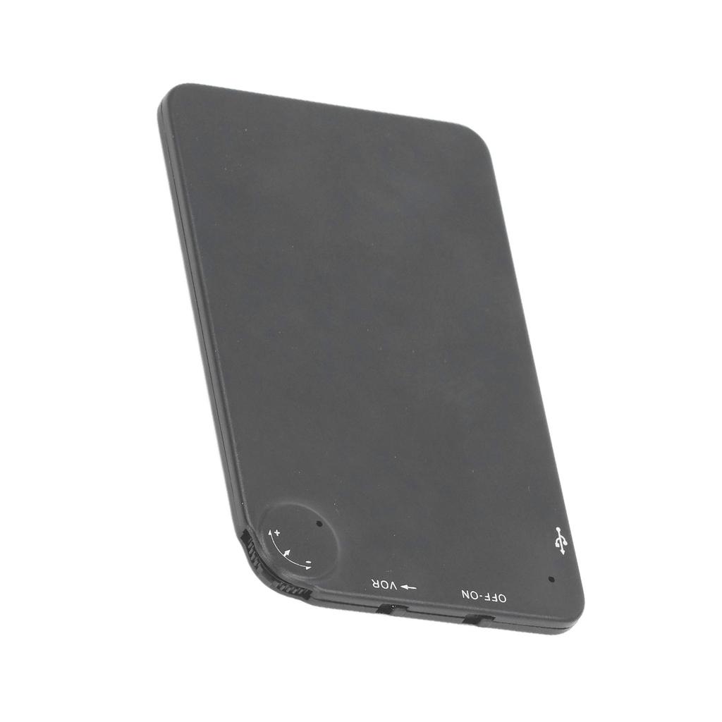 Ультратонкий цифровой диктофон 16 ГБ с длительным временем ожидания, тонкое аудиоустройство для записи голоса с наушниками