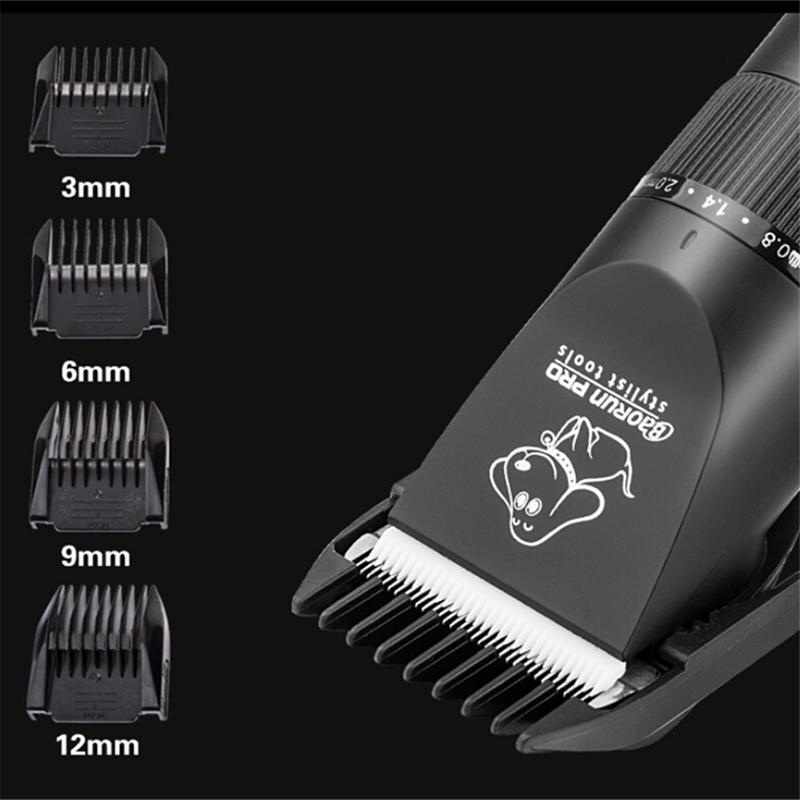 New High Power Professional Electric Pet Hair Clipper Cat Dog Hair Trimmer Grooming Animals Clipper Pets Haircut Shaver Machine