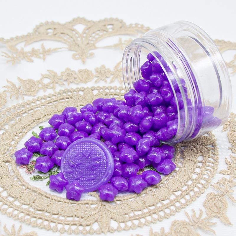 Colorful Macaron Star Wax Seal Set - Cute Aesthetic Wax Particles