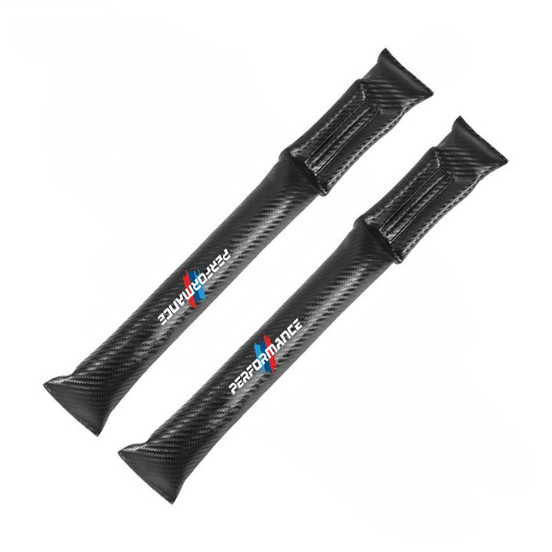 Parking Tag 2Pcs Car Seat Gap Filler Strip Soft Pads Leather Auto Accessories For BMW E46 E90 E60 F30 F10 E39 E36 F20 G30 G20 X1 BZ5