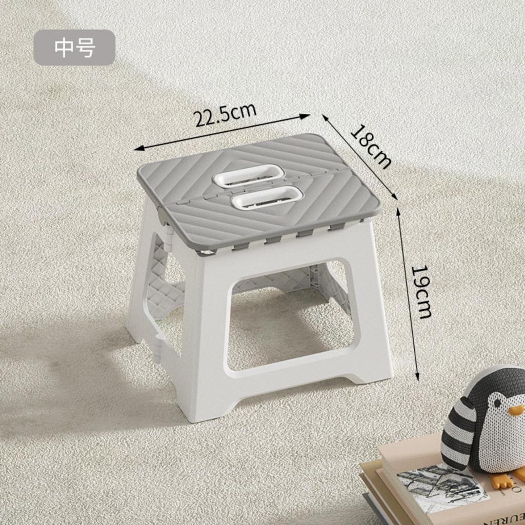 Домашний складной табурет пластиковый портативный уличный маленький табурет