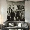 Tang Clan Wall Tapestry Aesthetic Wall Hanging Printed Fabric Blanket Decorative Tapestries for Bedroom Living Room Home Decor