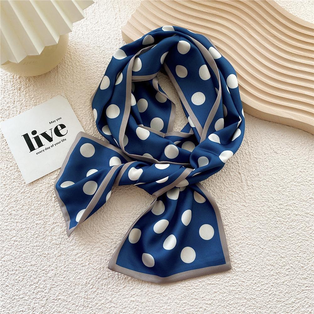 New Scarves Silk Scarves Women'S Spring And Autumn Season Long Decorative Professional Scarves Summer Thin Styles Paired With Shirts Stylish