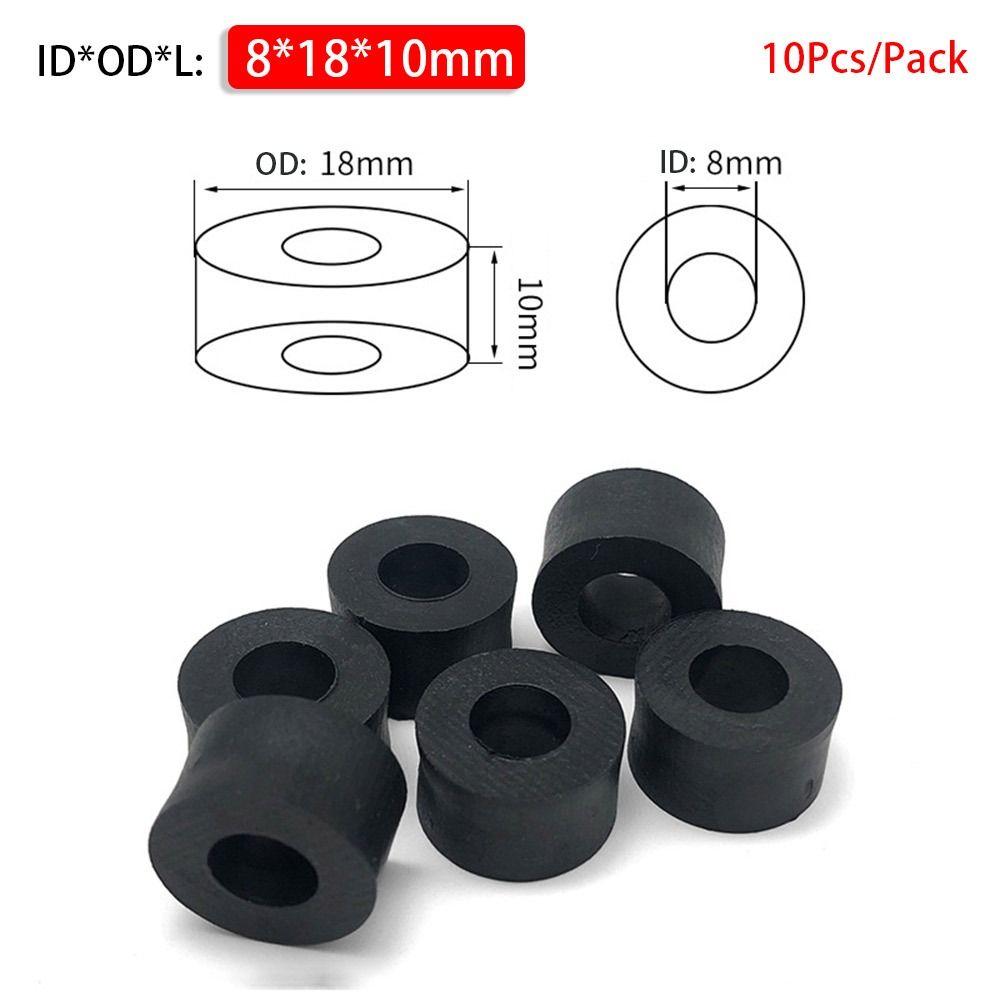 10Pcs/Pack PCB Board Support ABS Spacer Non-Threaded Nylon Washer New Hollow Standoff