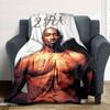 1 шт. Плед в стиле хип-хоп 2Pac, мягкий, легкий, для всех сезонов, универсальный плед для дивана, кровати, офиса и пикников, в французском стиле с культовыми обложками альбомов и цитатами